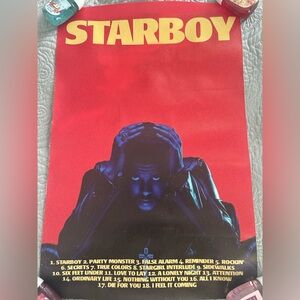 The Weeknd “Starboy” Album Poster